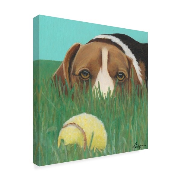 Dlynn Roll 'Dlynns Dogs Sunny' Canvas Art