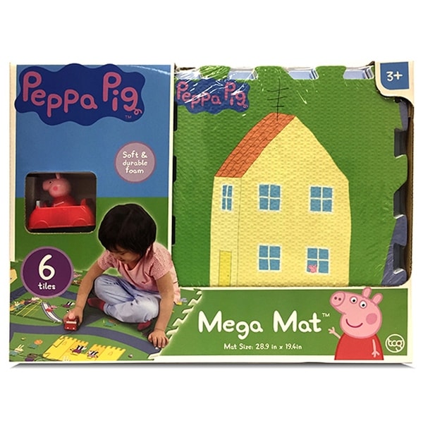 peppa pig foam mat