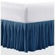 Serenta 18 Inch Drop Diamond Square Matching Bed Skirt | Overstock.com ...