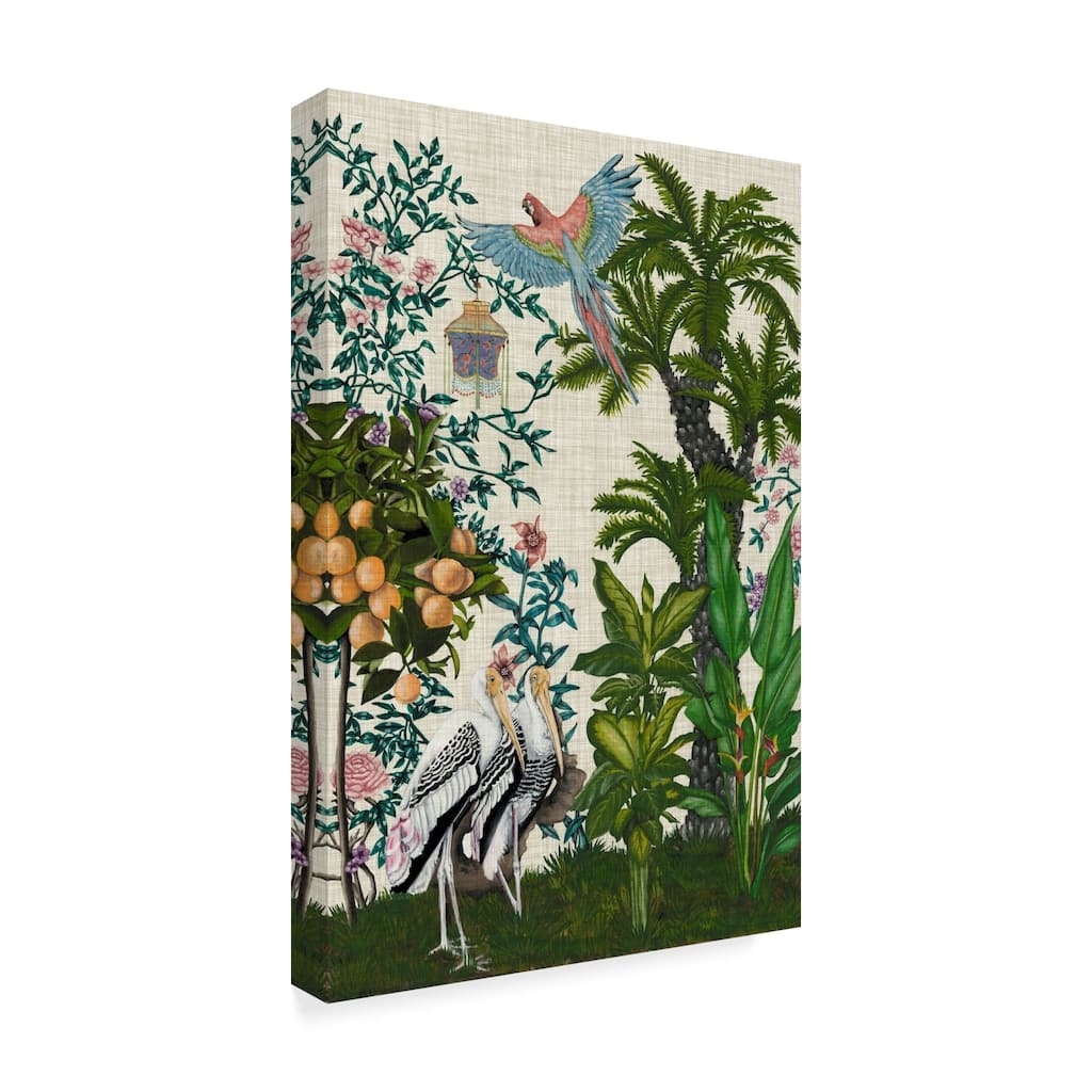 Naomi Mccavitt 'Paradis Chinoiserie Ii' Canvas Art
