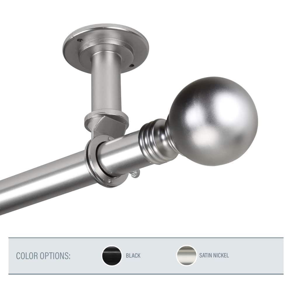 InStyleDesign Pellet 1 inch Diameter Ceiling Curtain Rod/ Room Divider