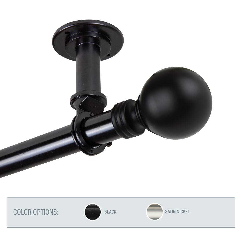 InStyleDesign Pellet 1 inch Diameter Ceiling Curtain Rod/ Room Divider