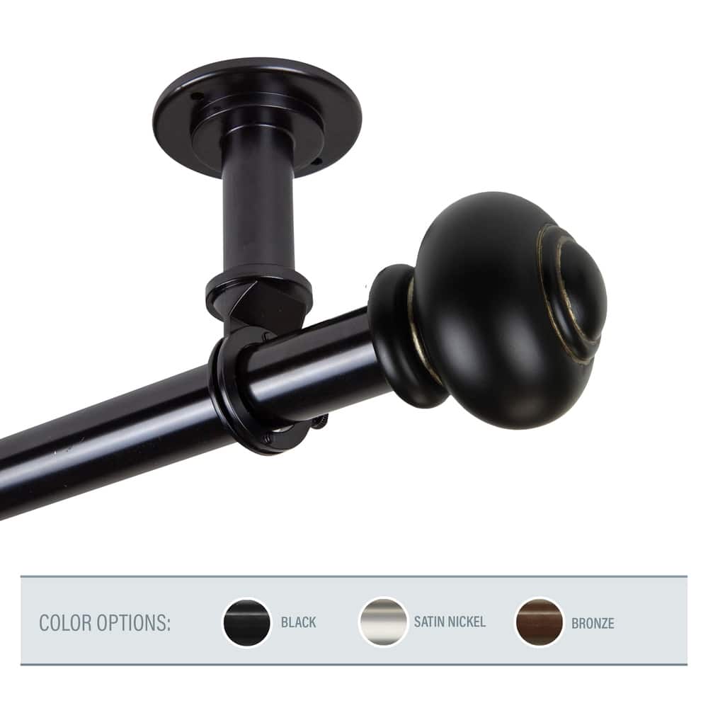 InStyleDesign Coiled 1 inch Diameter Ceiling Curtain Rod/ Room Divider