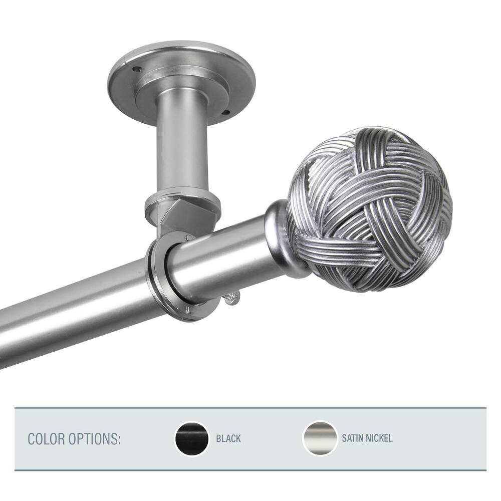 InStyleDesign Winona 1 inch Diameter Ceiling Curtain Rod/ Room Divider