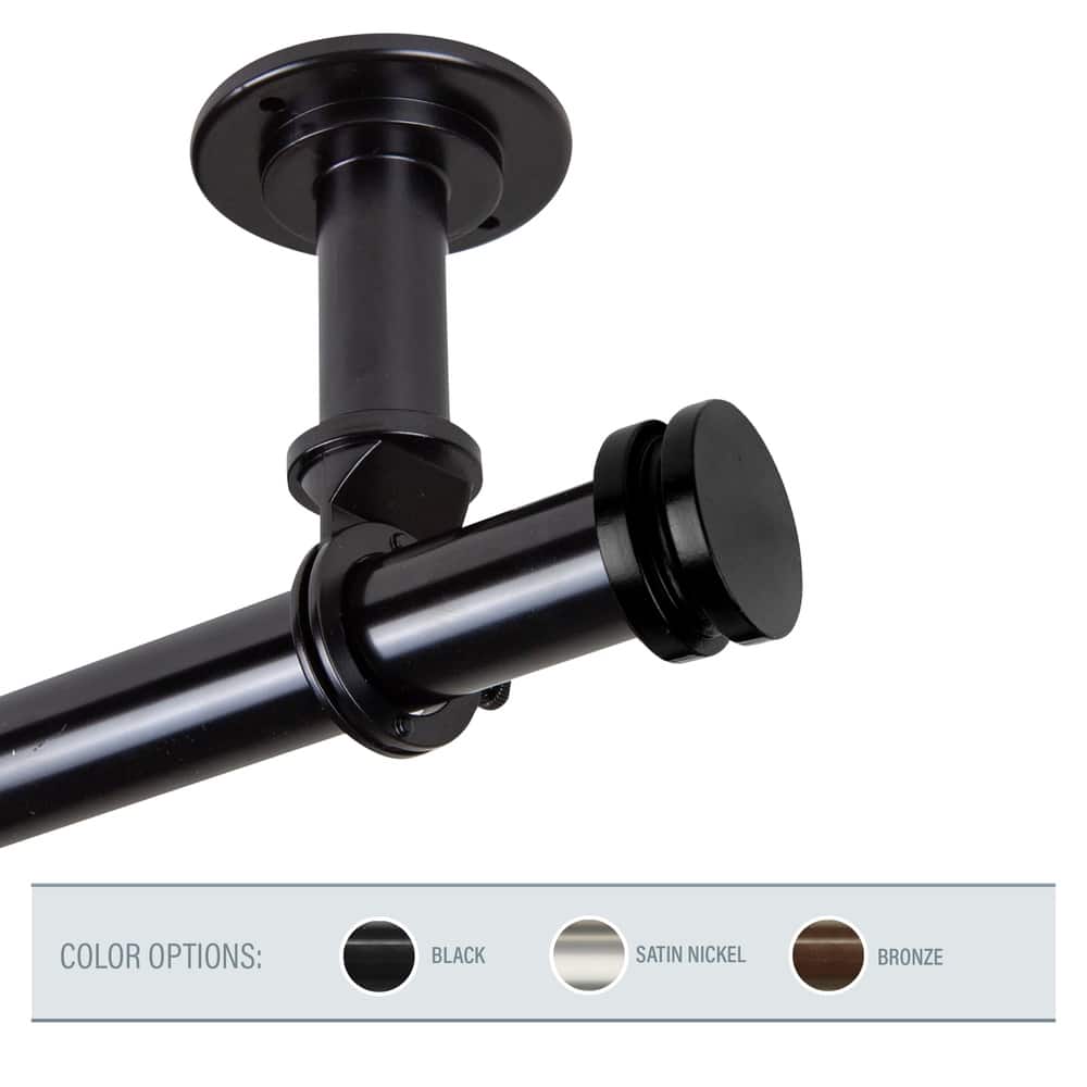 InStyleDesign Pita 1 inch Diameter Ceiling Curtain Rod/ Room Divider