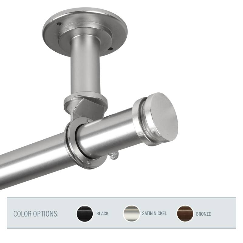 InStyleDesign Pita 1 inch Diameter Ceiling Curtain Rod/ Room Divider