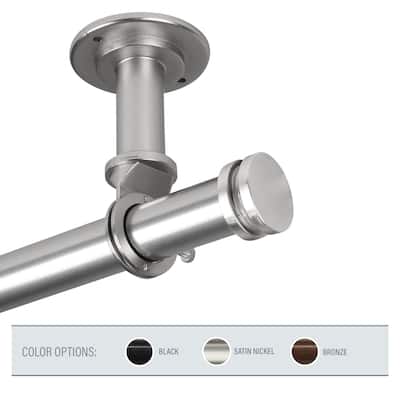 InStyleDesign Pita 1 inch Diameter Ceiling Curtain Rod/ Room Divider