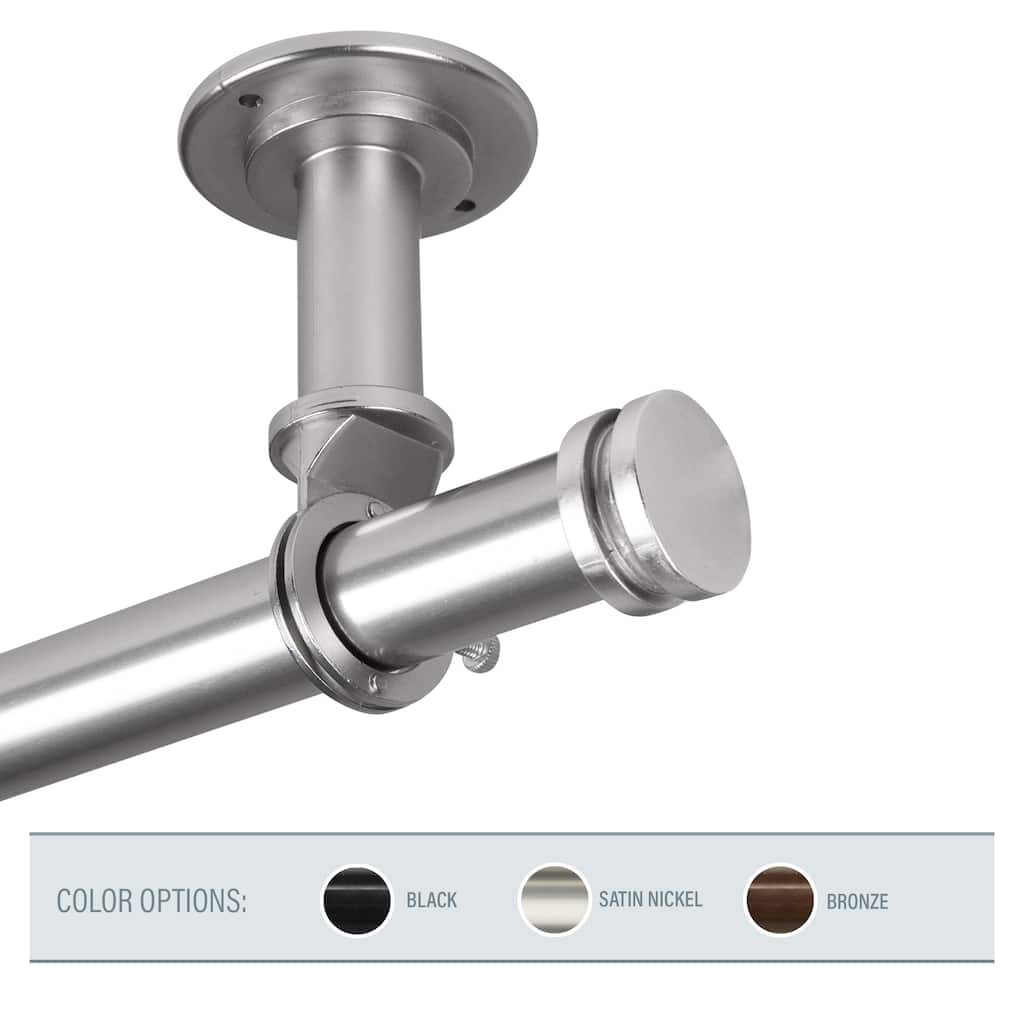 InStyleDesign Pita 1 inch Diameter Ceiling Curtain Rod/ Room Divider