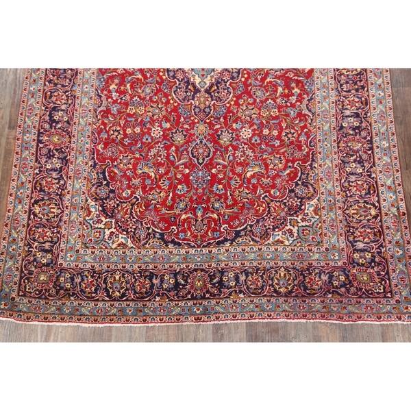 Shop Kashan Persian Area Rug Handmade Wool Medallion For