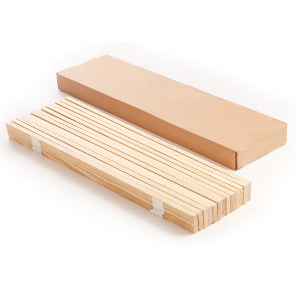 Classic Brands Heavy-Duty Solid Wood Bed Support Slats King Bunkie Board