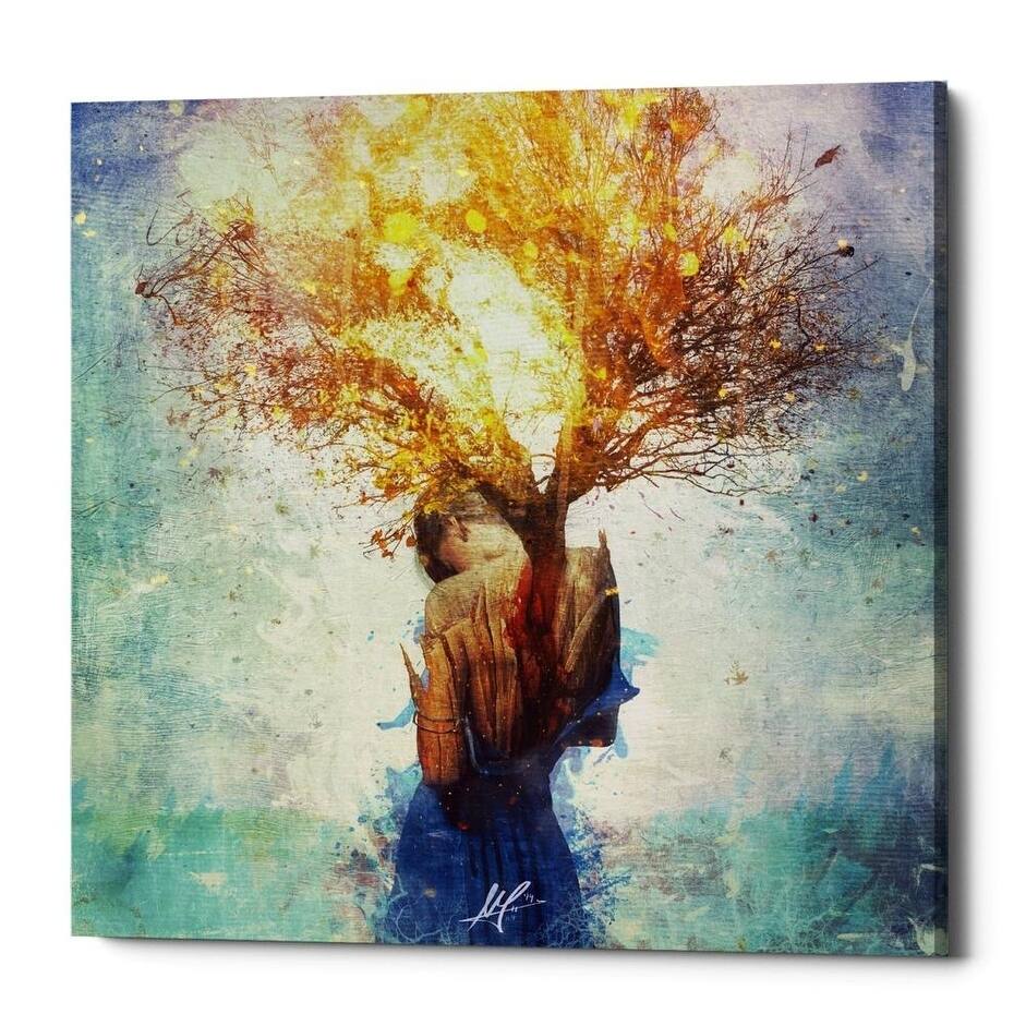 Cortesi Home "Forgiveness" by Mario Sanchez Nevado, Giclee Canvas Wall Art, 26"x26" - 26" x 26"