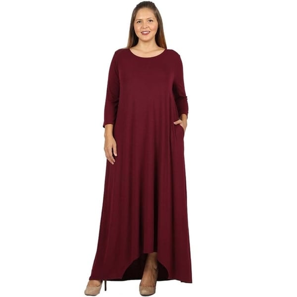 plus size maxi dresses with pockets