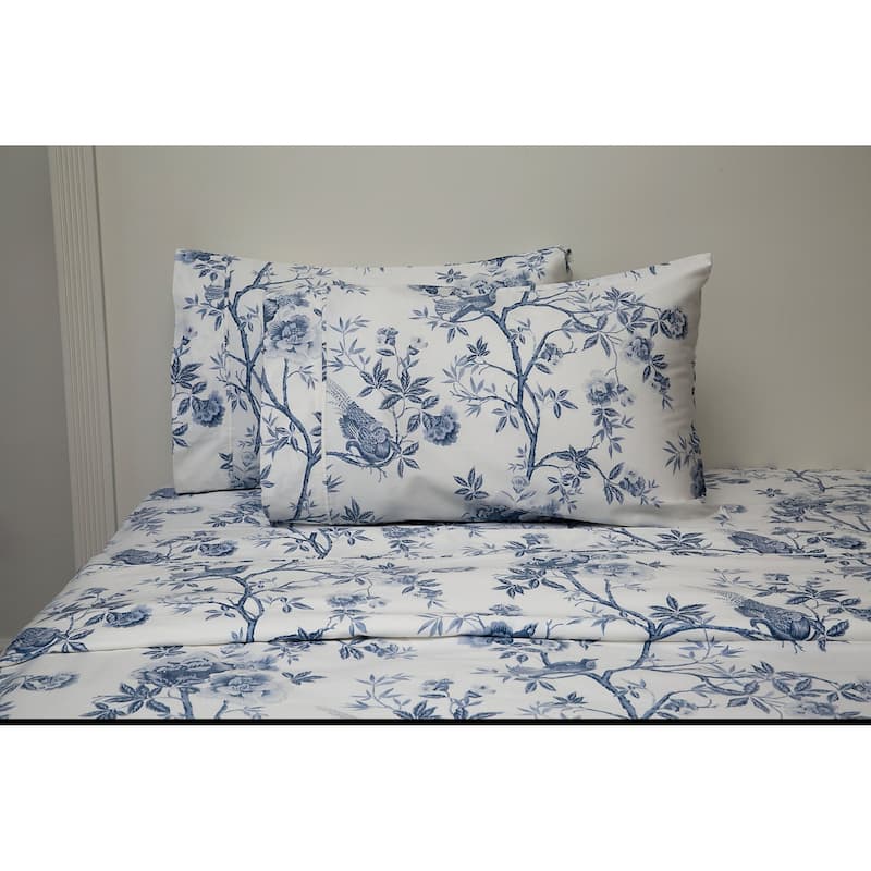 Josephine 400 Thread Count Cotton Bed Sheet Set