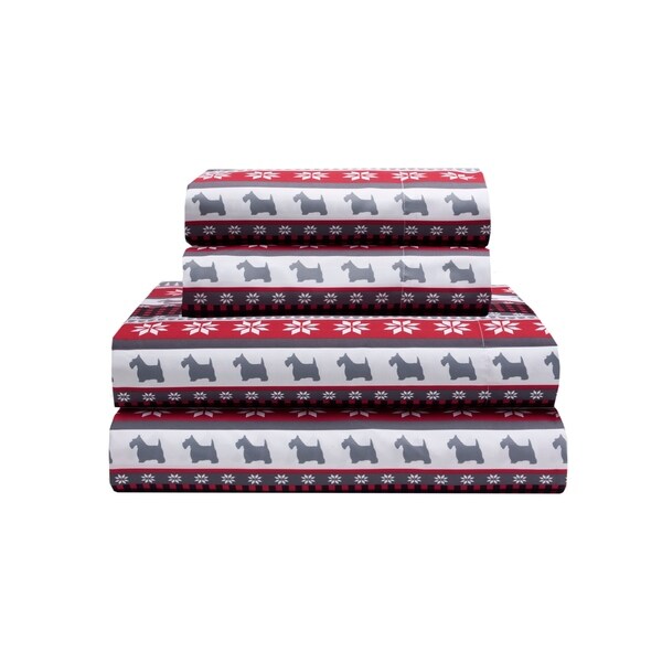 Shop-Nordic-Dog-Red-Microfiber-Holiday-Print-Sheet-Set-...