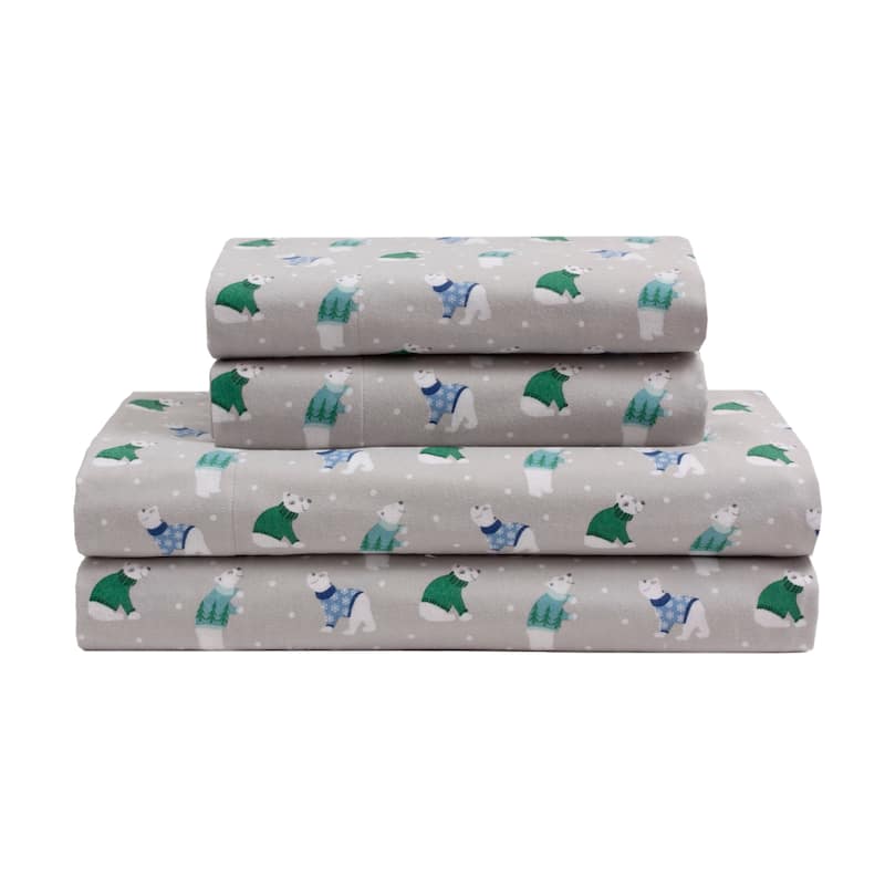 Holiday Flannel Sheet Set
