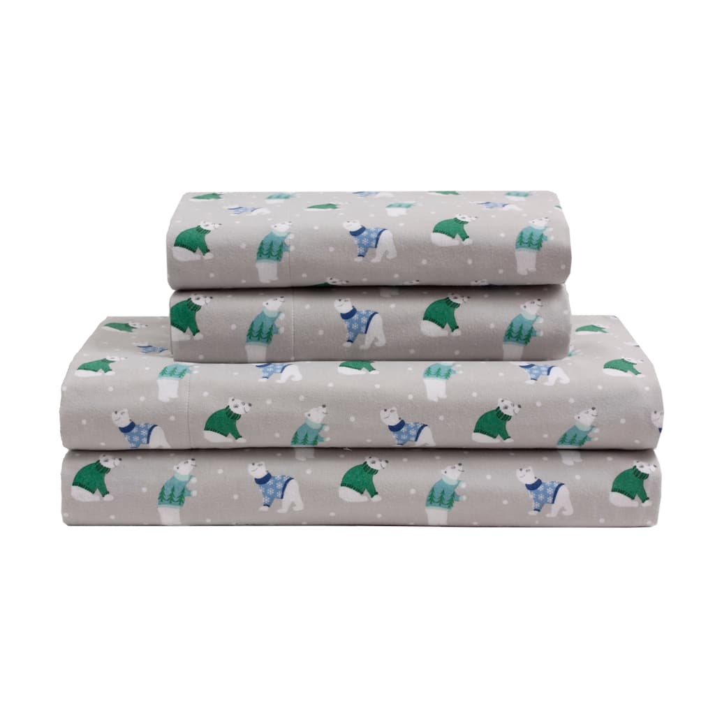 Holiday Flannel Sheet Set