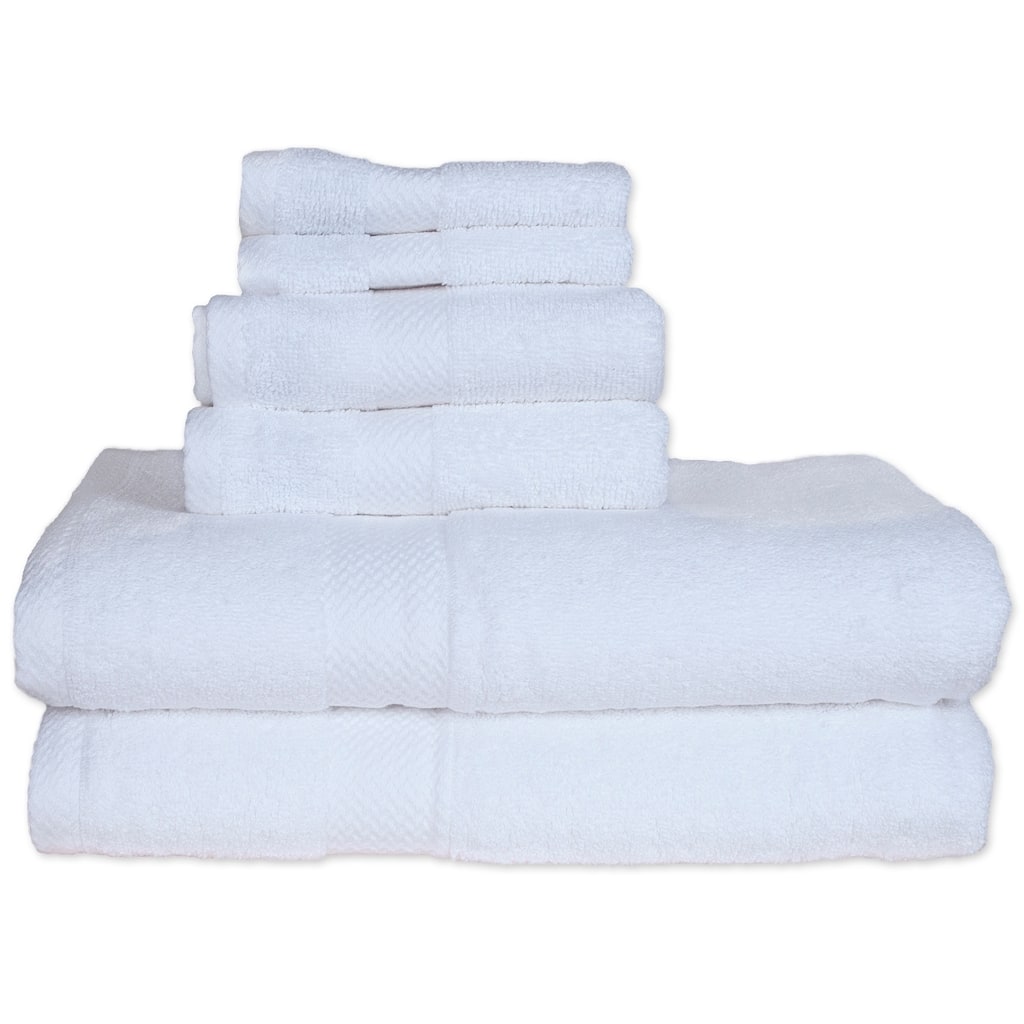 Revere Mills White Super Soft Six Piece Towel Set