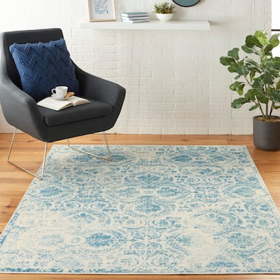 Nourison Jubilant Vintage Damask Area Rug