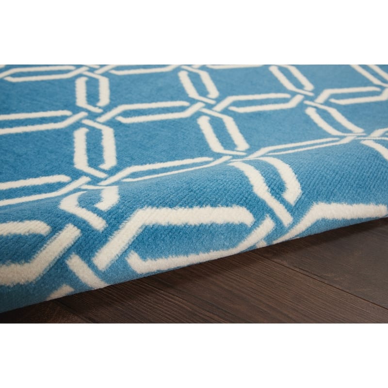 Nourison Jubilant Geometric Trellis Area Rug