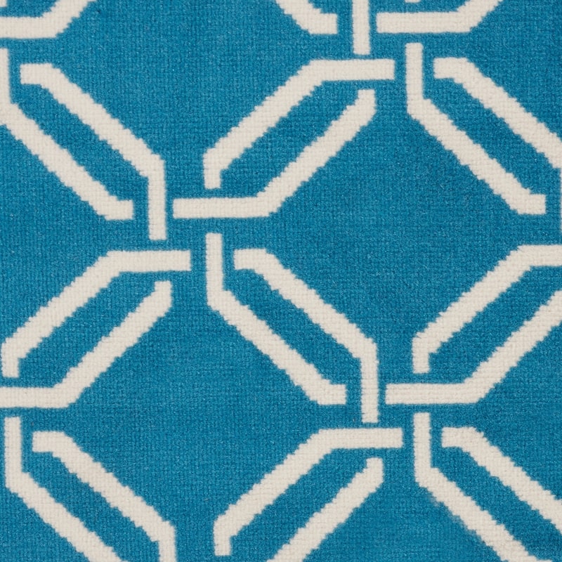 Nourison Jubilant Geometric Trellis Area Rug