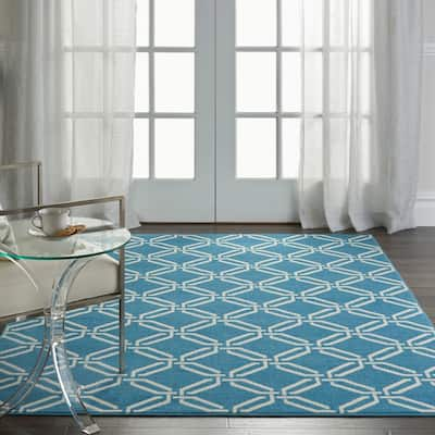 Nourison Jubilant Geometric Trellis Area Rug