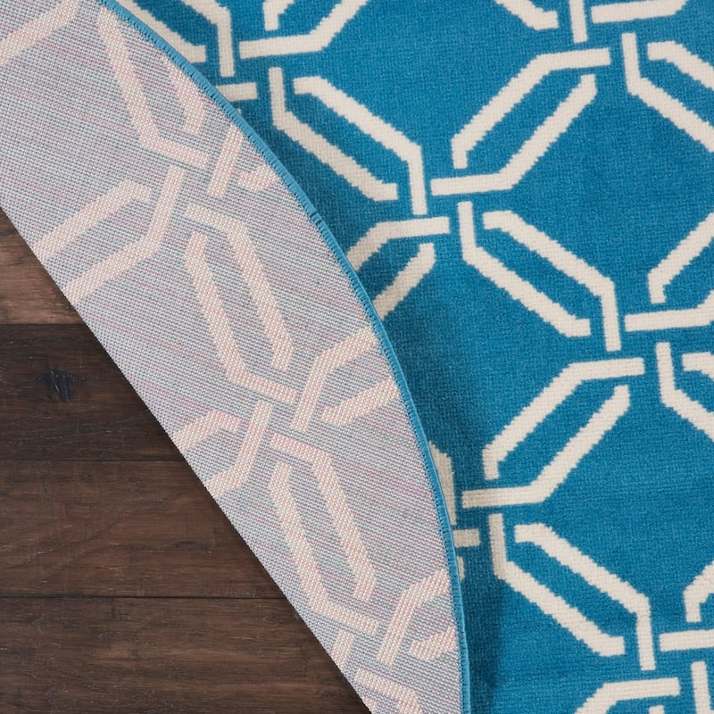 Nourison Jubilant Geometric Trellis Area Rug