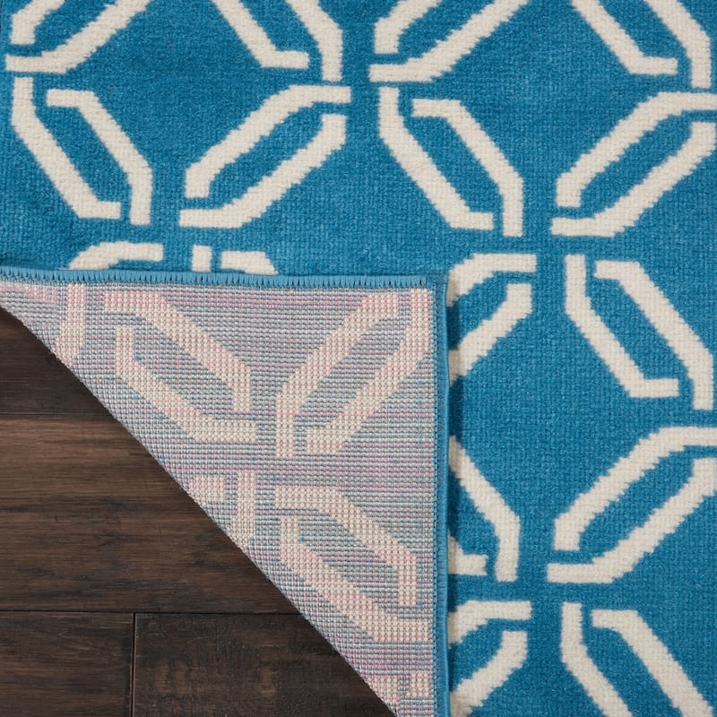 Nourison Jubilant Geometric Trellis Area Rug
