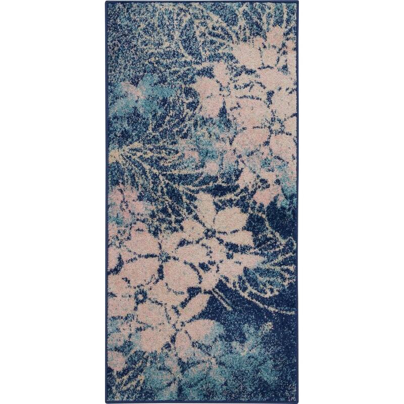 Nourison Tranquil Contemporary Abstract Floral Area Rug