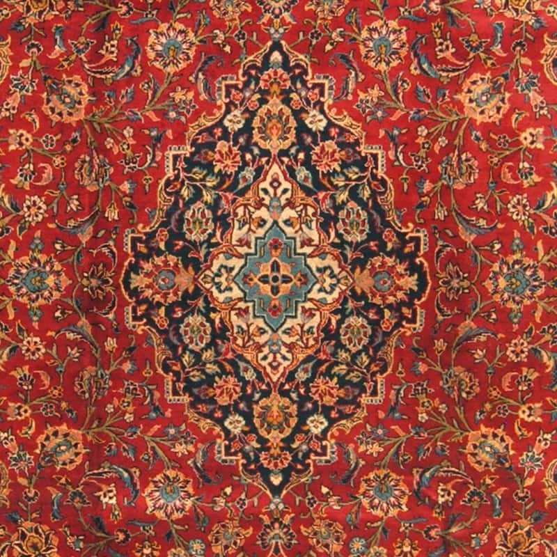 Handmade One-of-a-Kind Kashan Wool Rug (Iran) - 8'3 x 12'2