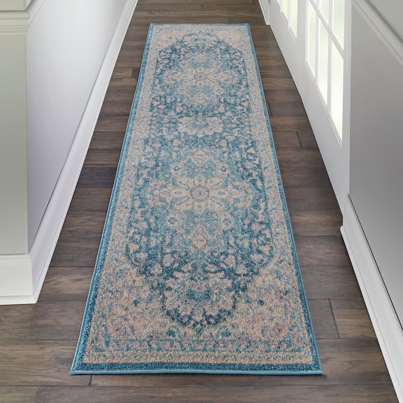 Nourison Tranquil Persian Vintage Oushak Area Rug
