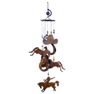 Wild West, Bronco Busting Rustic Wind Chime - Bed Bath & Beyond - 24331757