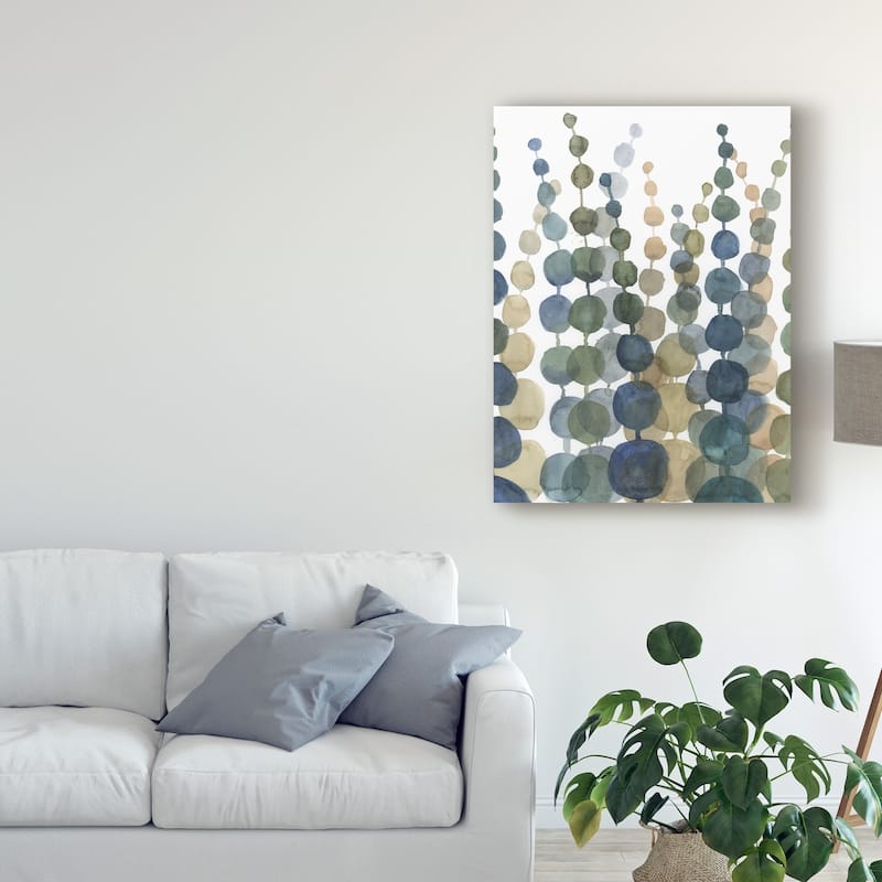 Megan Meagher 'Pompom Botanical Ii' Canvas Art