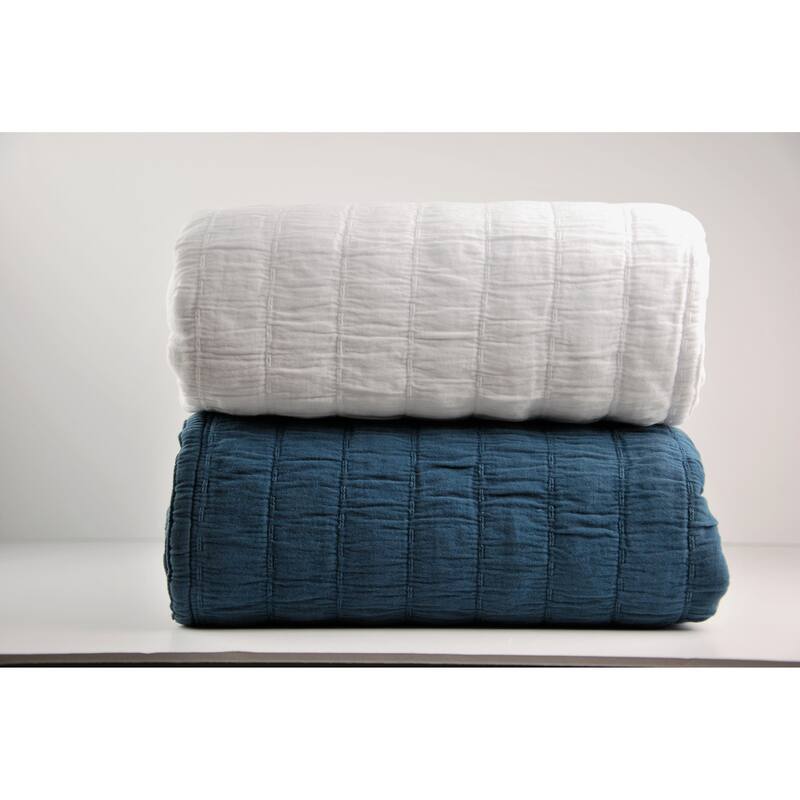 Relaxed Rows Coverlet