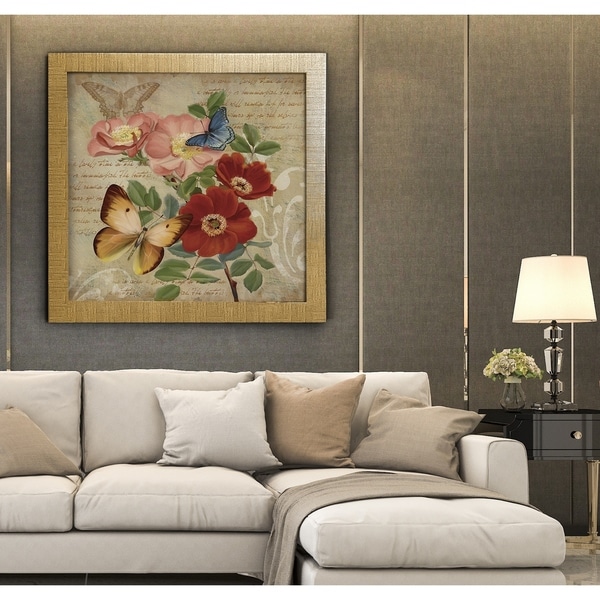 Flower Duet I -Framed Giclee Print