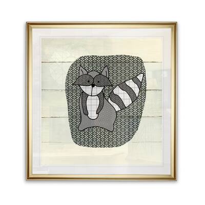 Stencil Snowflake -Framed Giclee Print
