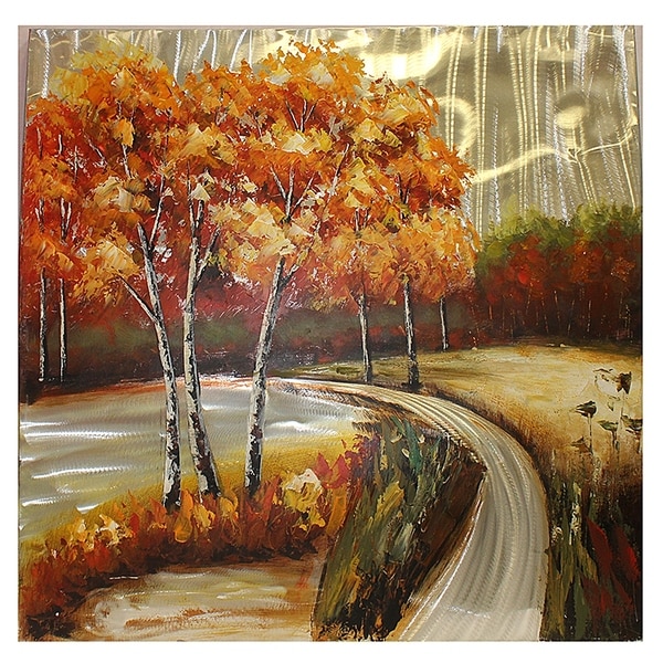 Essential Decor & Beyond 'Nature Trail in Autumn' Painting EN111916 - Orange