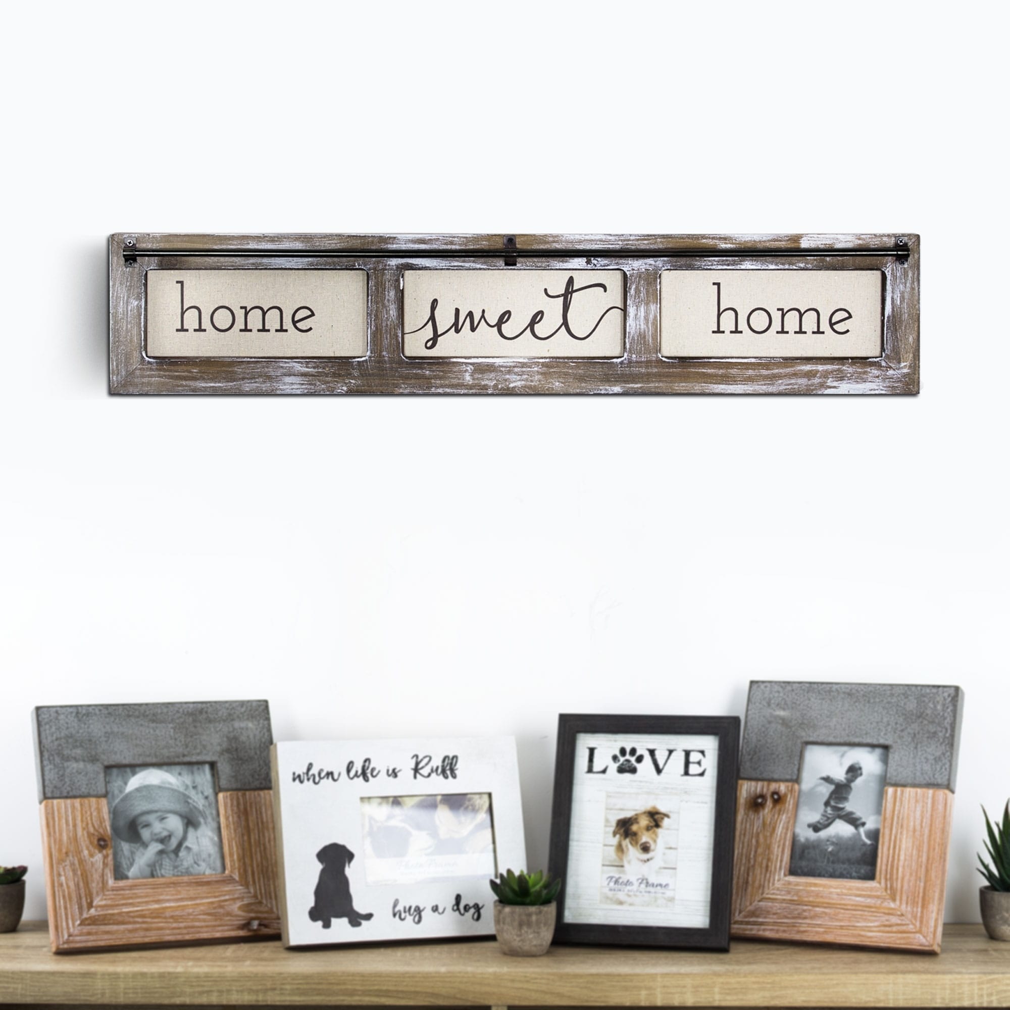 Shop American Art Decor Home Sweet Home Rustic Wood Sign Free