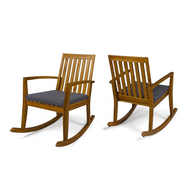 wooden rocking chairs set of 2