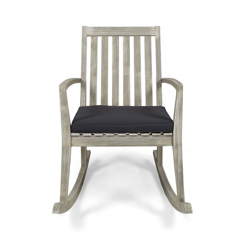 Montrose Traditional Outdoor Acacia Wood Rocking Chair by Christopher Knight Home