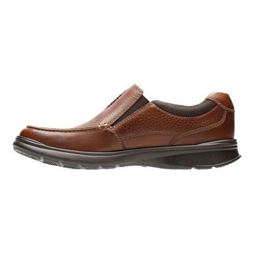 clarks cotrell free leather slip on shoe