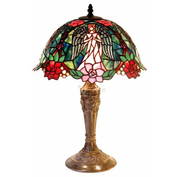 Warehouse of Tiffany Tiffany-style Angel Table Lamp