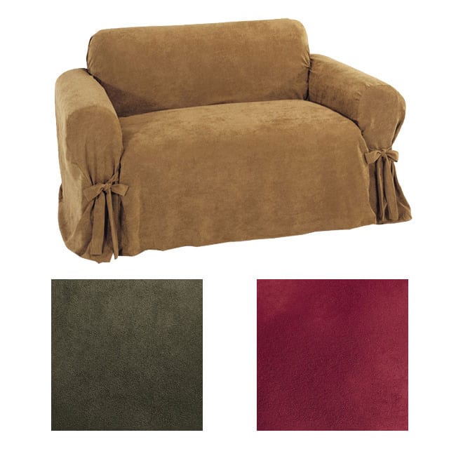 Classic Slipcovers Ultimate Suede Loveseat Slipcover