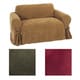 preview thumbnail 2 of 2, Classic Slipcovers Ultimate Suede Loveseat Slipcover