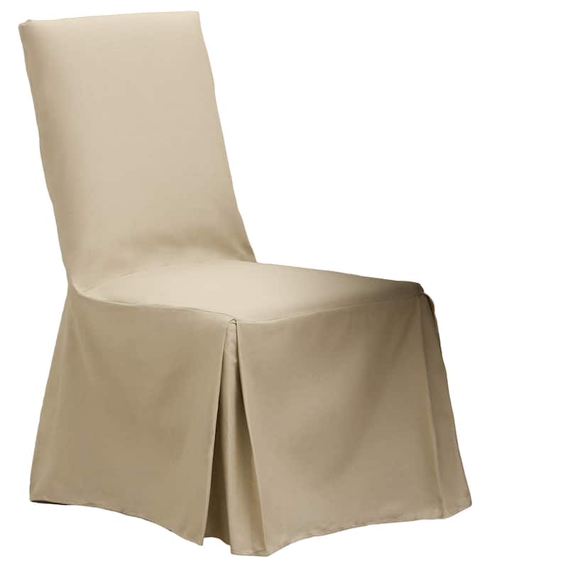 Classic Slipcovers Cotton Duck Parsons Chair Slipcover Pair