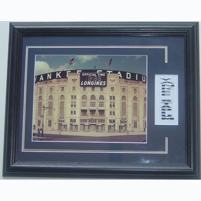 Yankee Stadium 'The House that Ruth Built' Deluxe Framed Print