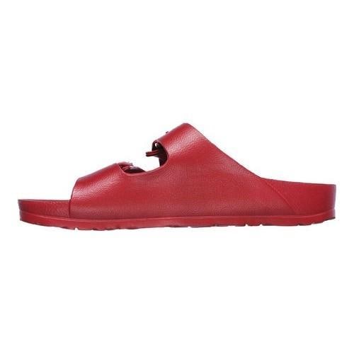 skechers cali breeze double strap eva slide sandal