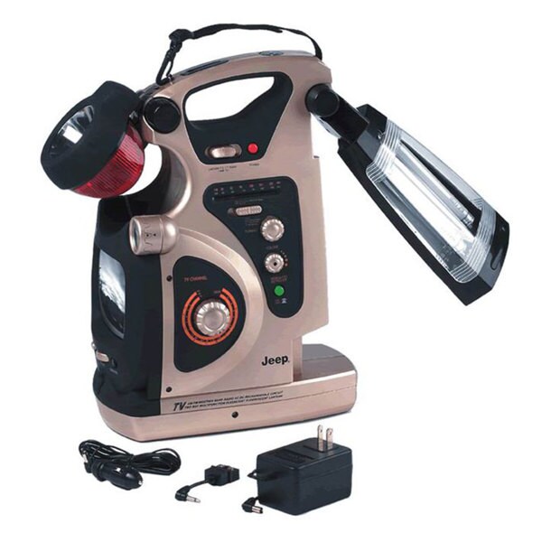 Shop Furniture of America Jeep TV/ Flashlight/ Lantern Emergency Radio