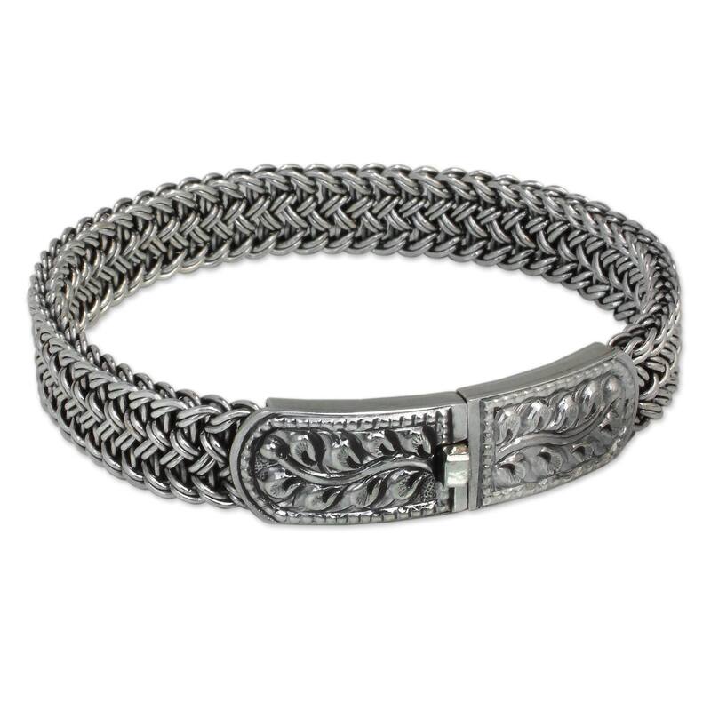 Sterling Silver Bangle Style Unity Bracelet
