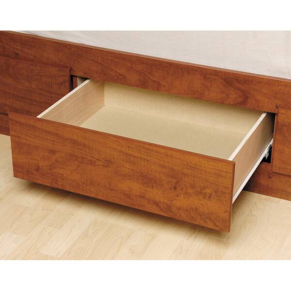 Shop Cherry Full Mate S 6 Drawer Platform Storage Bed Free