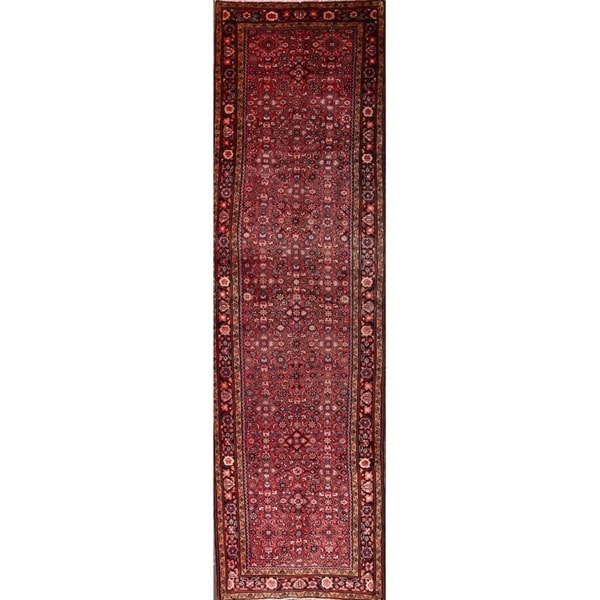 Hamedan Hand Knotted Wool Palace Sized Persian Fl Runner Hamedan Hand Knotted Wool Palace Sized Persian Fl Runner Rug 14 Ft 13 X27